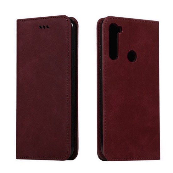 Leather Flip Cover with Internal Pocket For Xiaomi Redmi Note 8/8t Red Leather Flip Cover with Internal Pocket For Xiaomi Redmi Note 8/8t Red
